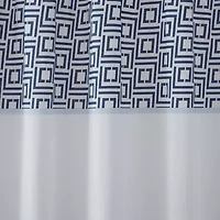 Liz Claiborne Logo Shower Curtain