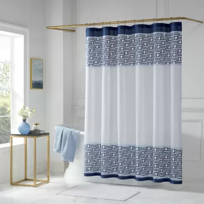 Liz Claiborne Logo Shower Curtain