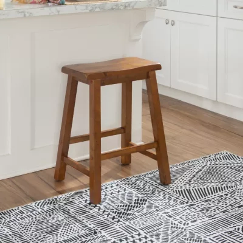 Barberry Counter Height Stool in Honey Brown