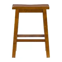 Barberry Counter Height Stool in Honey Brown