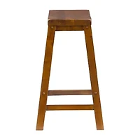 Barberry Counter Height Stool in Honey Brown
