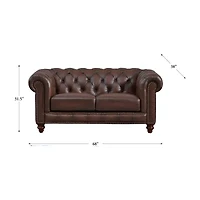 Alton Roll Arm Upholstered Loveseat