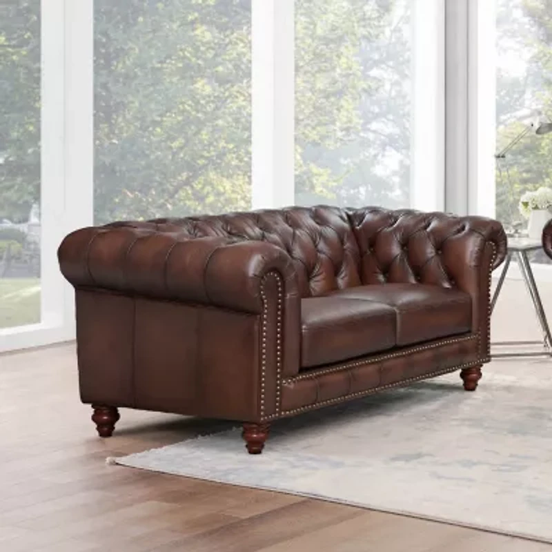 Alton Roll Arm Upholstered Loveseat