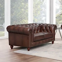 Alton Roll Arm Upholstered Loveseat
