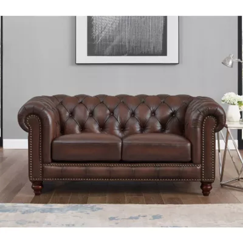 Alton Roll Arm Upholstered Loveseat
