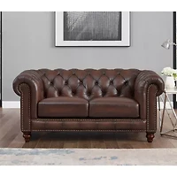 Alton Roll Arm Upholstered Loveseat