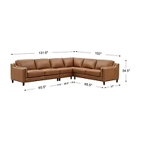 Bella Upholstered L Shape Sectional