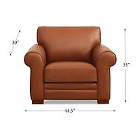 Brookfield Upholstered Roll Arm Chair