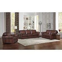 Brookfield Upholstered Roll Arm Loveseat