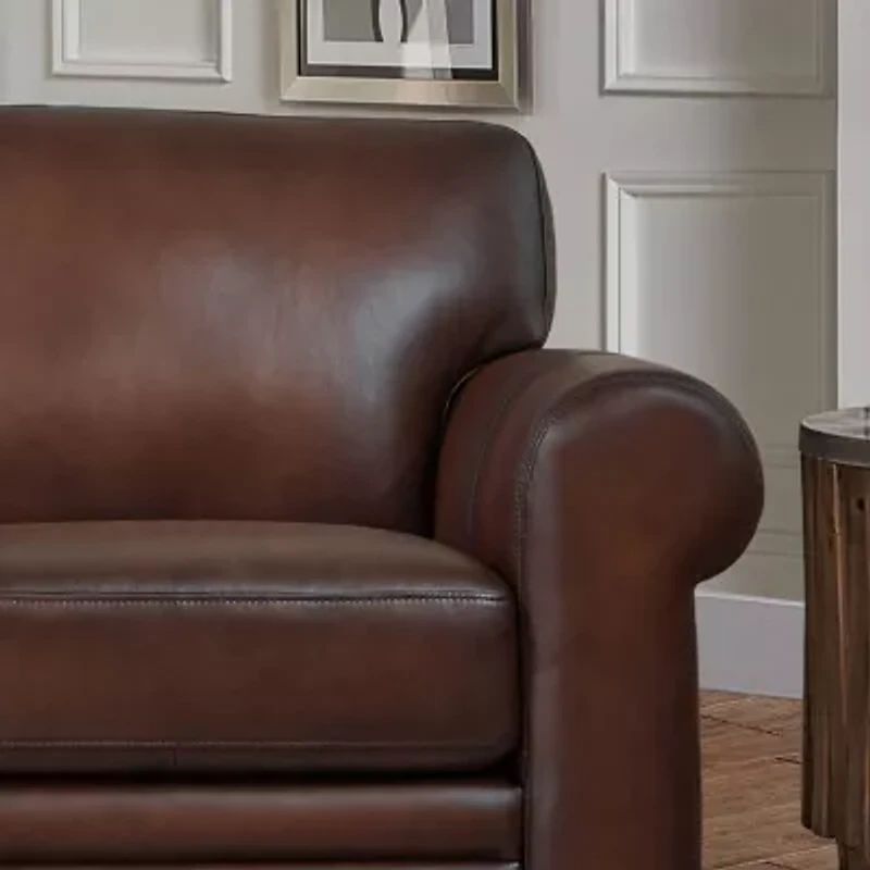 Brookfield Upholstered Roll Arm Loveseat