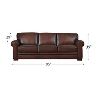 Brookfield Roll Arm Upholstered Sofa