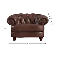 Newport Roll Arm Upholstered Accent Chair