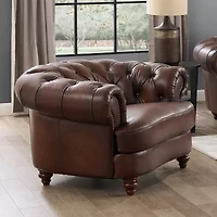 Newport Roll Arm Upholstered Accent Chair