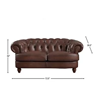Newport Roll Arm Upholstered Loveseat