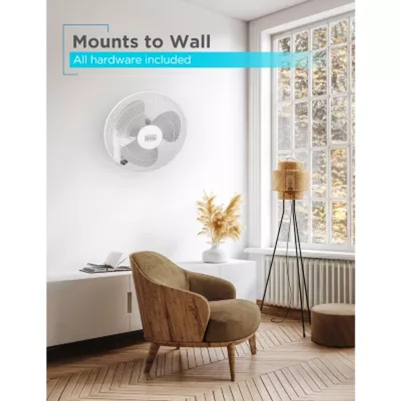 Black+Decker 16 " Wall Fan