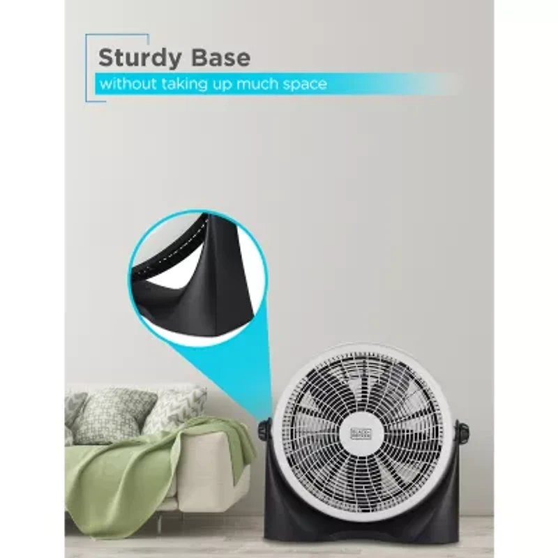 Black+Decker High Velocity Floor Fan