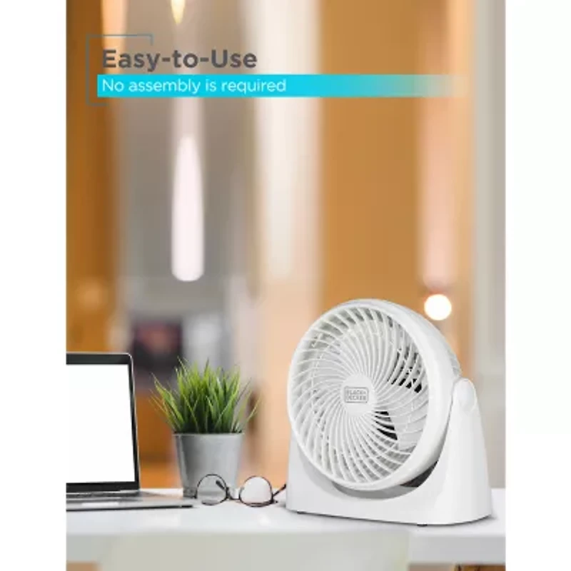 Black+Decker Portable Tubro Desk Fan