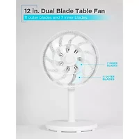 Black+Decker 12 " Dual Blade Table Fan