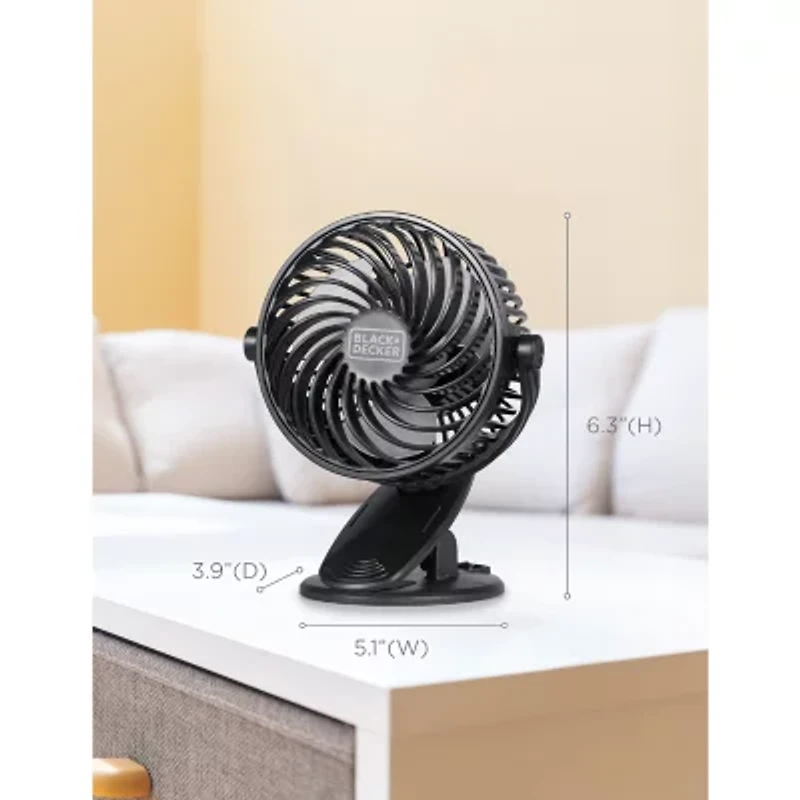 Black+Decker 4 " Desk Mini Fan