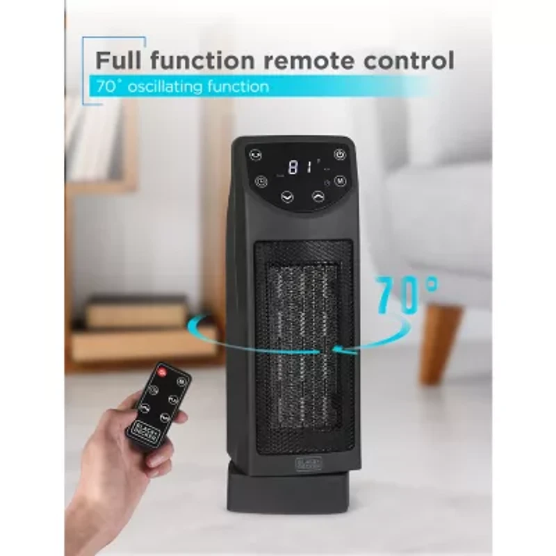 Black+Decker Ceramic Tower Bhtc650r Heater