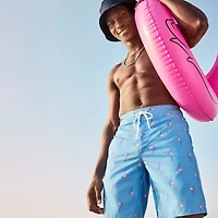 St. John's Bay E-Board Mens Floral Swim Shorts