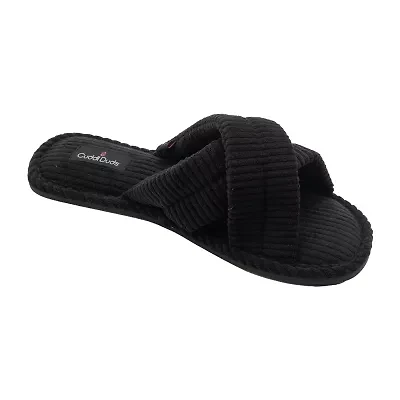 Cuddl Duds Womens Slip-On Slippers
