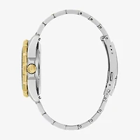 Bulova Mens Automatic Two Tone Stainless Steel Bracelet Watch 98b467