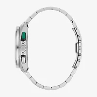 Bulova Racing Mens Chronograph Silver Tone Stainless Steel Bracelet Watch 98b468