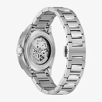 Bulova Classic Bul Mens Automatic Silver Tone Stainless Steel Bracelet Watch 96b484