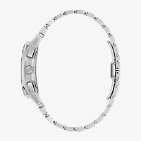Bulova Curv Mens Chronograph Silver Tone Stainless Steel Bracelet Watch 96k117