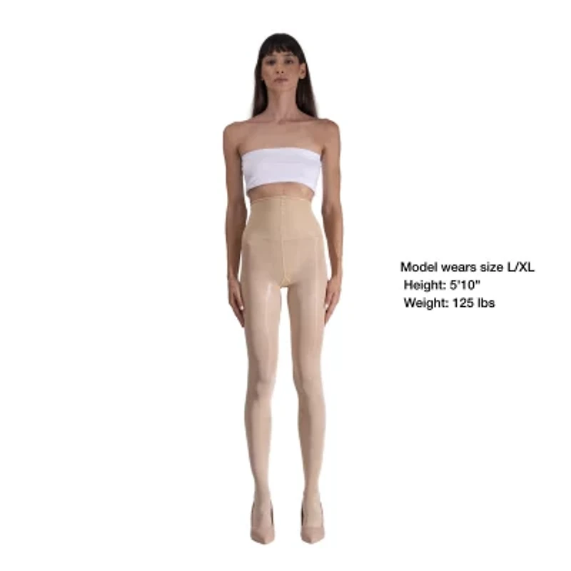 LECHERY Womens 3 Pairs Of Glossy Semi-Opaque Tights 40 Denier Multi-Pack 3-pc. Tights