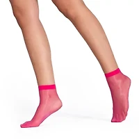 LECHERY Lustrous Sheer Socks 2 Pairs Womens Multi-Pack Trouser