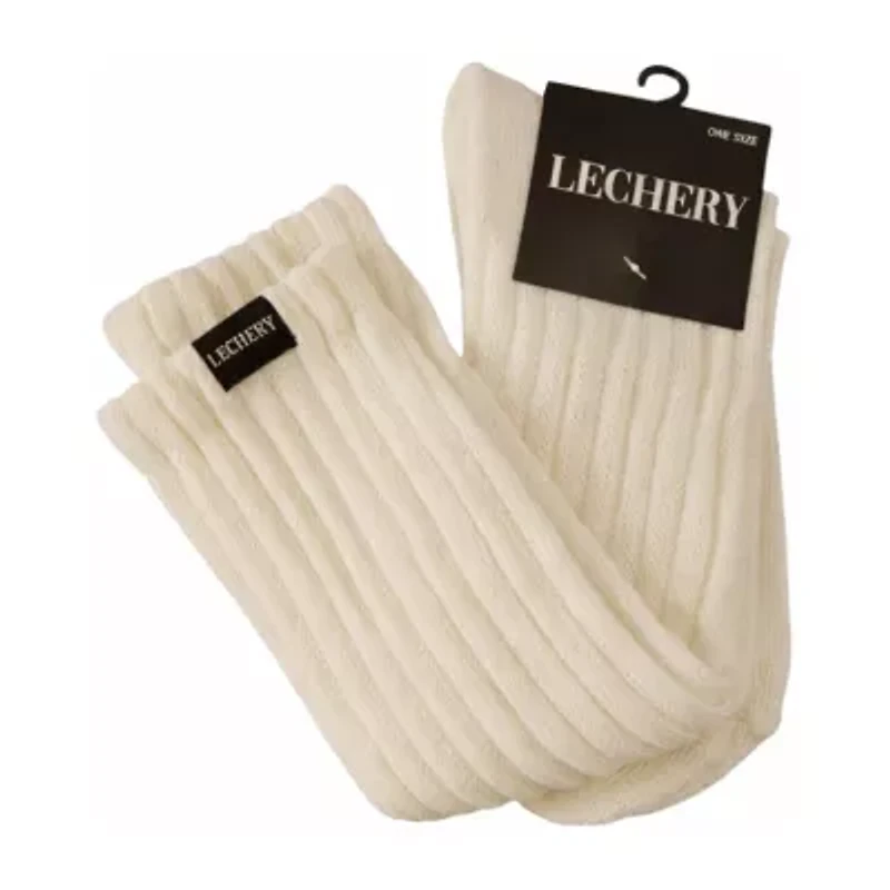 LECHERY 3 Pairs Of Scrunch Socks Womens Multi-Pack Boot