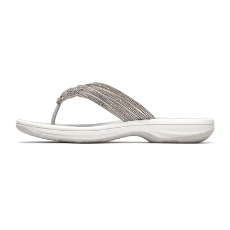Clarks Cloudsteppers Womens Breeze Gem Flip-Flops