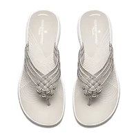 Clarks Cloudsteppers Womens Breeze Gem Flip-Flops