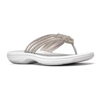 Clarks Cloudsteppers Womens Breeze Gem Flip-Flops