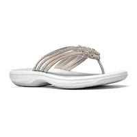 Clarks Cloudsteppers Womens Breeze Gem Flip-Flops