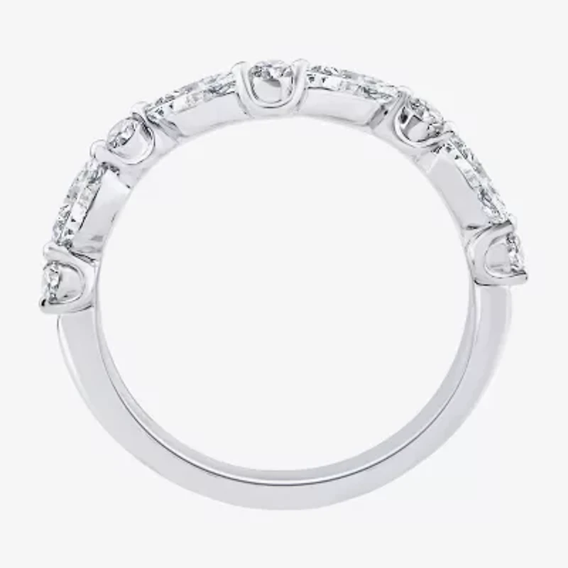 Grown Gorgeous (F,Vs2) Womens 3 3/8 Ct. T.W. Lab White Diamond 14K Gold or Platinum Oval Side Stone Bridal Set