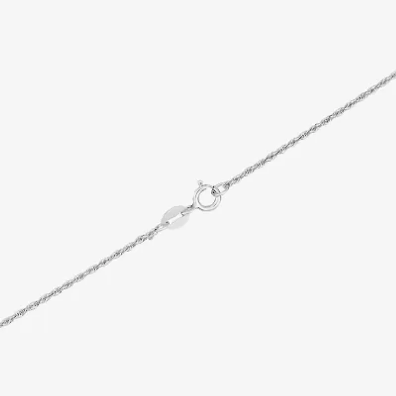 Womens Multi Color Cubic Zirconia Sterling Silver 18 Inch Pendant Necklace