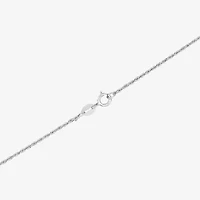 Womens Sterling Silver 18 Inch Pendant Necklace