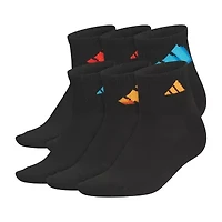 adidas Superlite Boys 6 Pair Quarter Ankle Socks