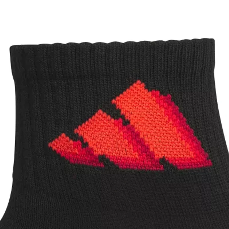 adidas Superlite Boys 6 Pair Quarter Ankle Socks