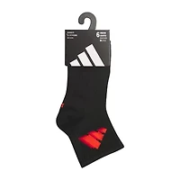 adidas Superlite Boys 6 Pair Quarter Ankle Socks