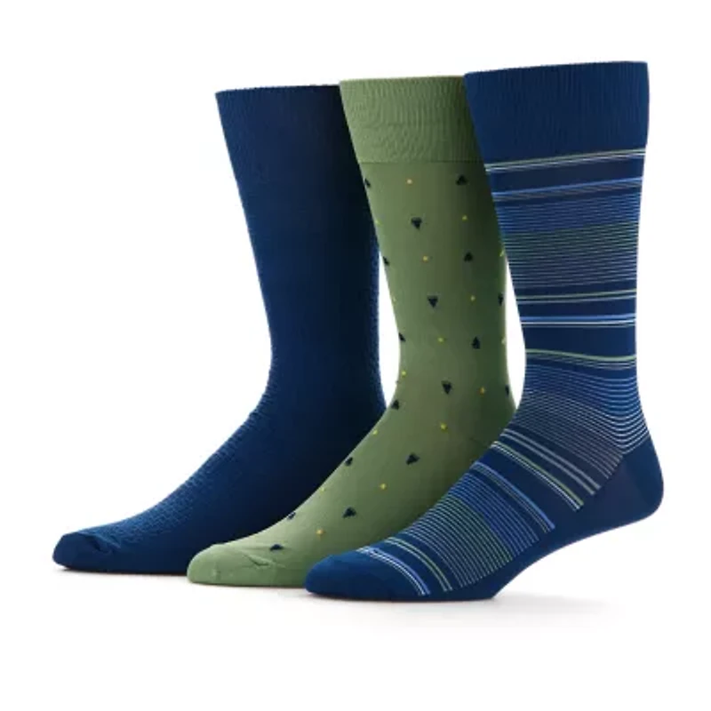 Stafford Mens 3 Pair Crew Socks