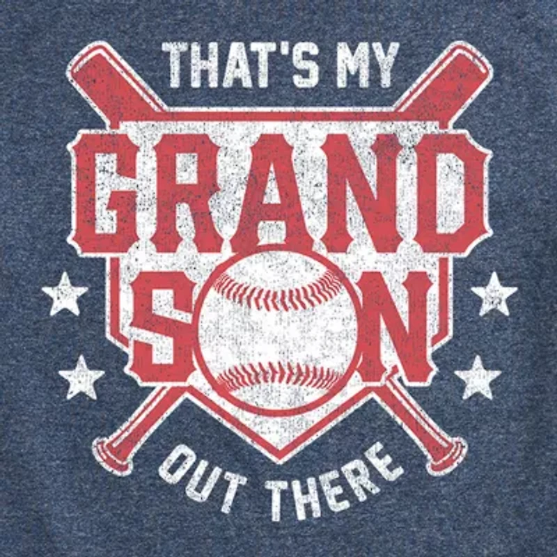 Mens Short Sleeve Baseball Graphic T-Shirt