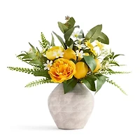 Linden Street Yellow Lemon Floral Arrangement
