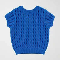 RM Rebecca Minkoff Womens Crew Neck Short Sleeve Pullover Sweater