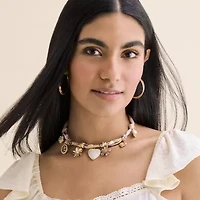 Bijoux Bar Womens 18 1/2 Inch Statement Necklace