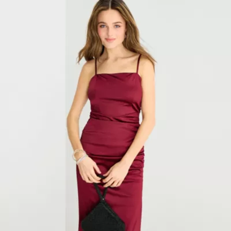 Emerald Sundae Womens Juniors Sleeveless Bodycon Dress