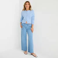 Forever 21 Womens Long Sleeve Button Juniors Cardigan